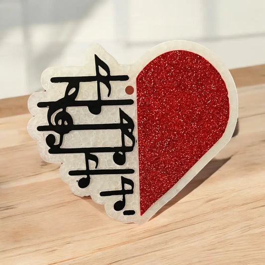 Musical Heart Freshie - Home Fragrance