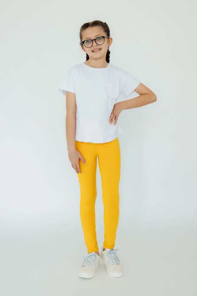 Mustard Leggings - Leggings