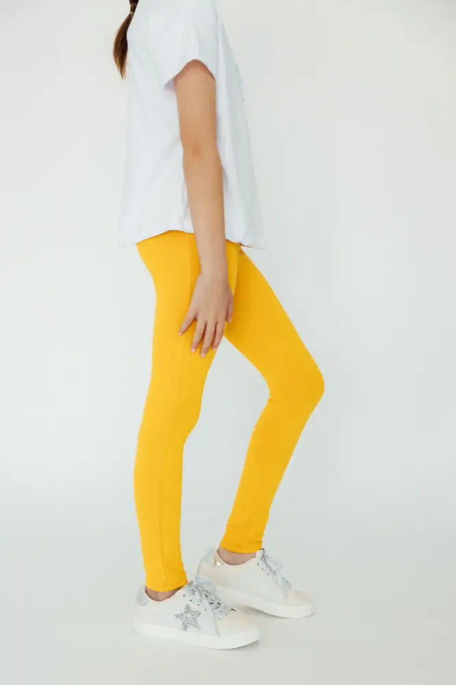 Mustard Leggings - Leggings