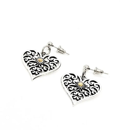 Mustard Seed Heart - Earrings - Earrings