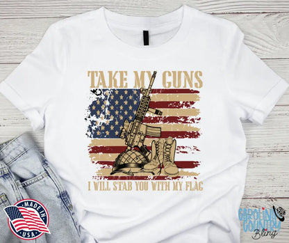 My Guns Flag – Multi Shirt