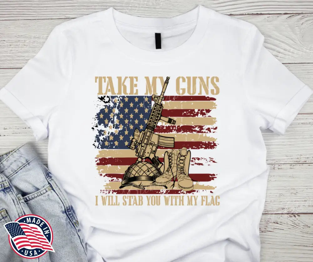 My Guns Flag – Multi Shirt