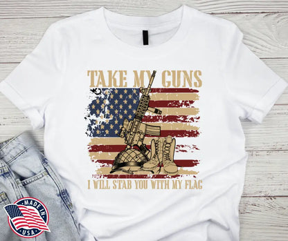 My Guns Flag – Multi Shirt