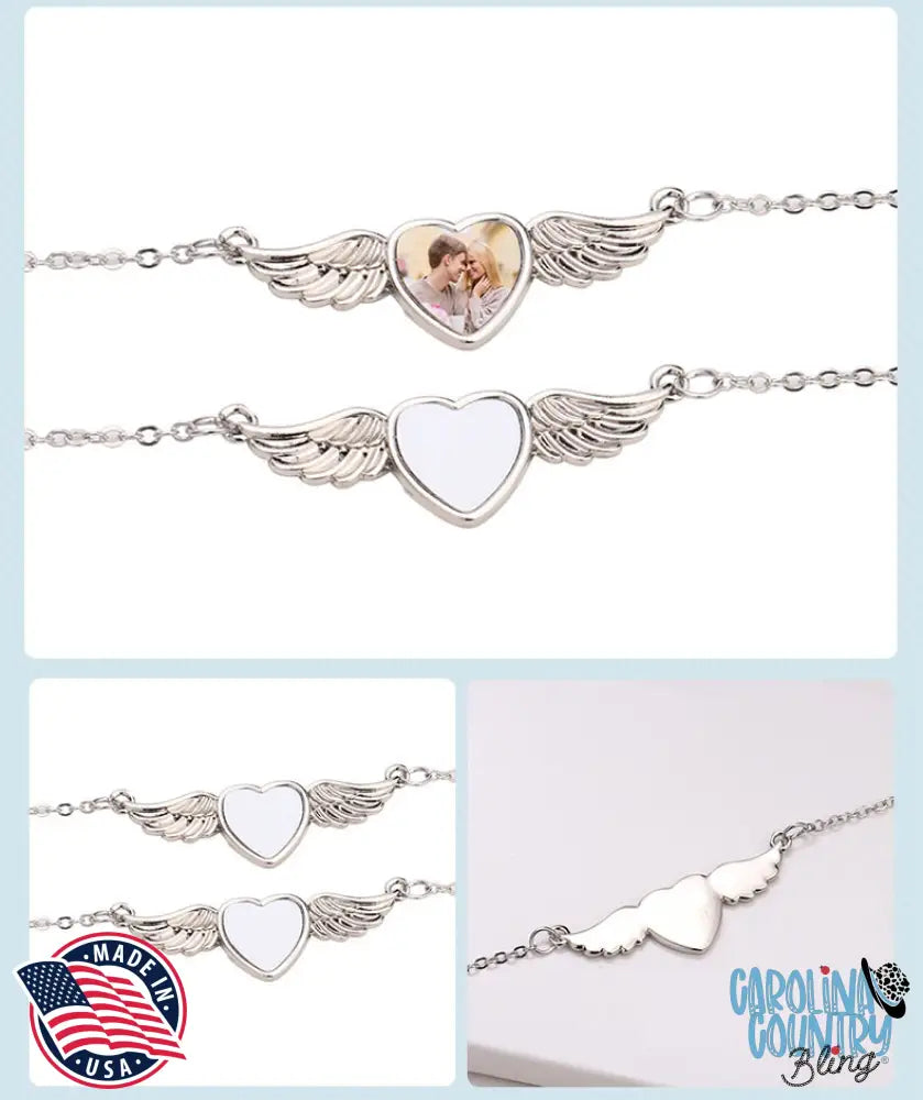 My Heart Has Wings - Silver Necklace