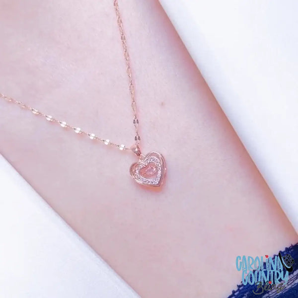 My Heart – Rose Gold Necklace