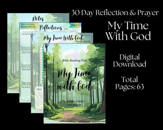 My Time with God – 30 Day Reflection & Prayer Digital Download