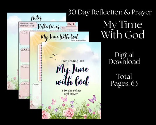My Time with God – 30 Day Reflection & Prayer Digital Download