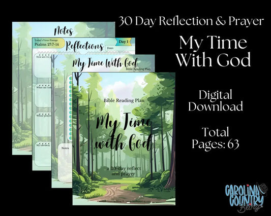 My Time with God – 30 Day Reflection & Prayer Digital Download