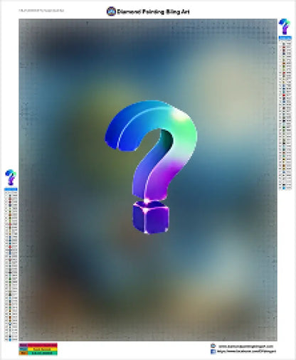Mystery Diamond Painting - The Traveler’s Moonlit Rest / Round - Art & Craft Kits