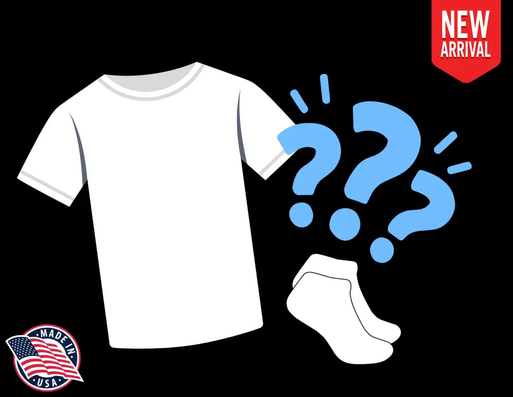 Mystery T-Shirt and Matching Socks Mystery Bag