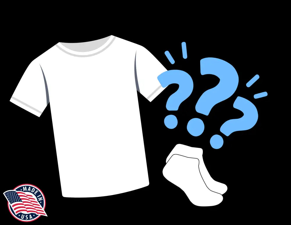 Mystery T-Shirt and Matching Socks Mystery Bag