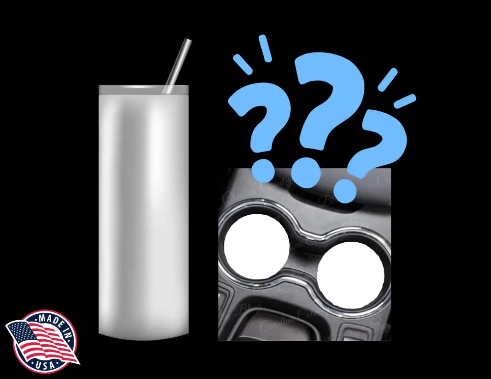Mystery Tumbler and Matching Car Coasters Mystery Bag