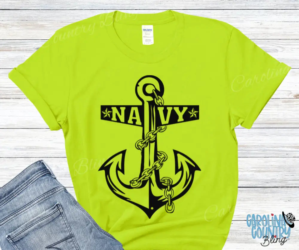 Navy Proud – Multi Small / Green Shirt