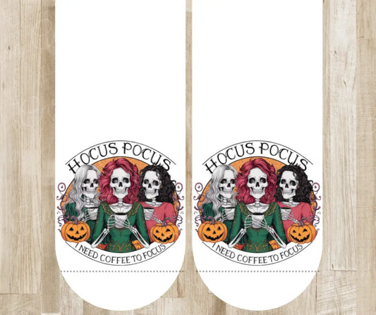 Need Coffee to Focus Multi Socks