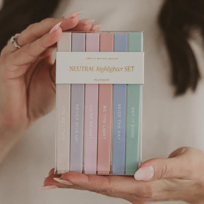 Neutral Highlighters Set Highlighters