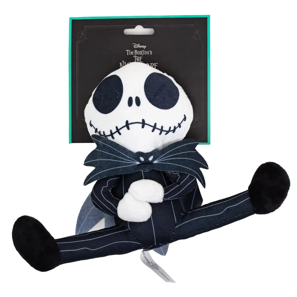 Dog Toy Squeaker Plush - The Nightmare Before Christmas Jack Sitting Pose Dog Toy Squeaky Plush