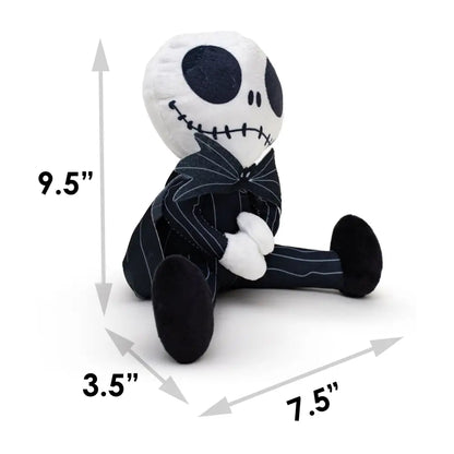 Dog Toy Squeaker Plush - The Nightmare Before Christmas Jack Sitting Pose Dog Toy Squeaky Plush