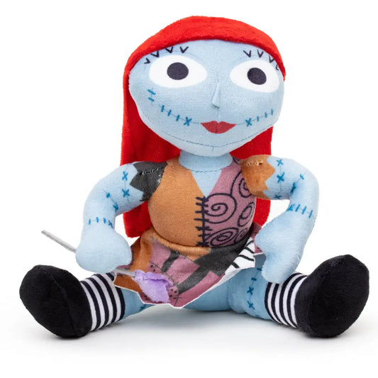 Dog Toy Squeaker Plush - The Nightmare Before Christmas Sally Sitting Pose Dog Toy Squeaky Plush