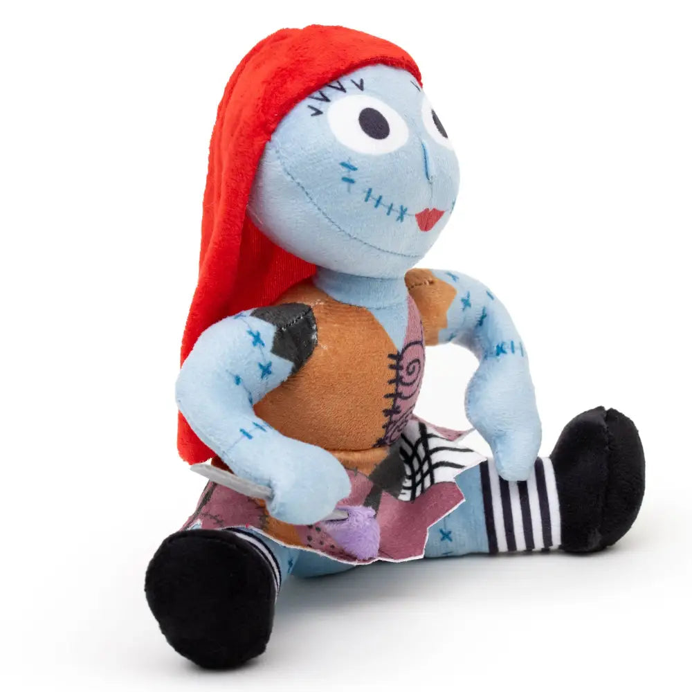 Dog Toy Squeaker Plush - The Nightmare Before Christmas Sally Sitting Pose Dog Toy Squeaky Plush