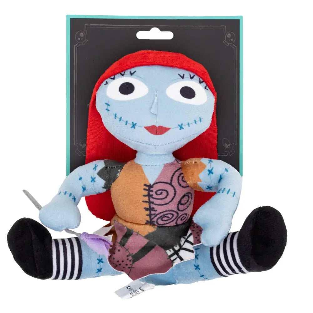 Dog Toy Squeaker Plush - The Nightmare Before Christmas Sally Sitting Pose Dog Toy Squeaky Plush