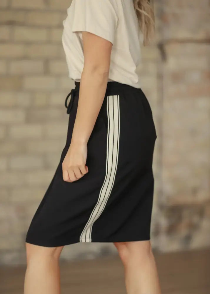 Nina Mid-Rise Track Skirt IC Skirts