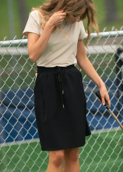 Nina Mid-Rise Track Skirt IC Skirts