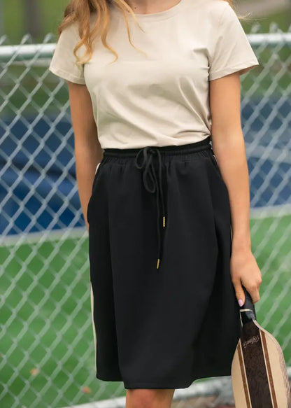 Nina Mid-Rise Track Skirt IC Skirts