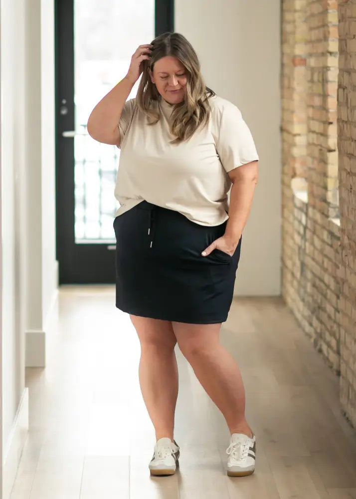Nina Mid-Rise Track Skirt IC Skirts