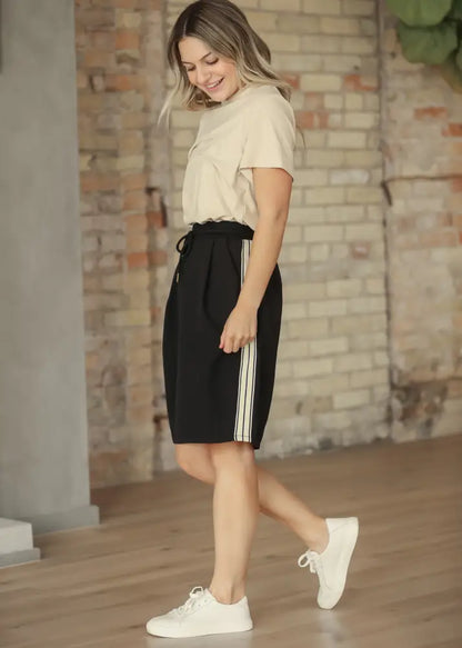 Nina Mid-Rise Track Skirt IC Skirts