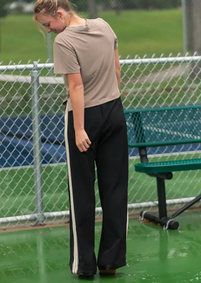 Nina Wide Leg Track Pants IC Pants