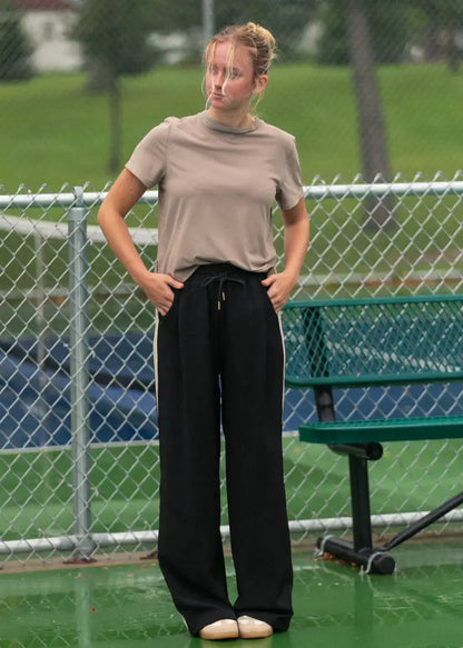 Nina Wide Leg Track Pants IC Pants