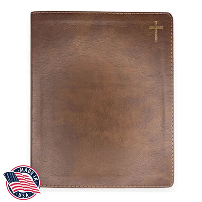 NIV Standard Size Journaling Holy Bible Medium Print - Brown