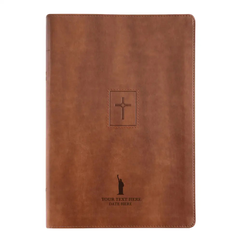 NIV Brown Standard Size Thinline Holy Bible Large Print - USA