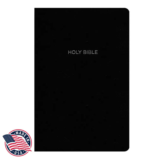 NKJV Standard Size Holy Bible Small Print - Black Bible