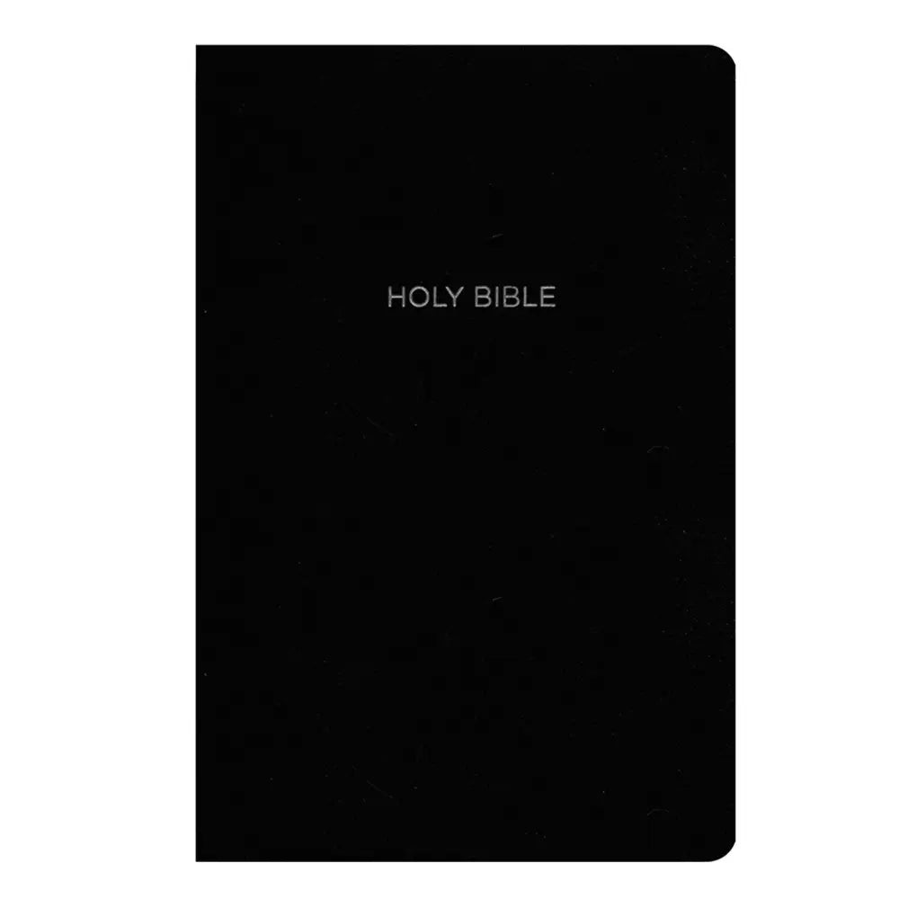 NKJV Standard Size Holy Bible Small Print - Black Religious Item
