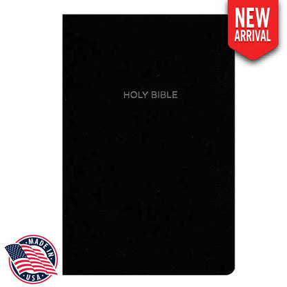 NKJV Standard Size Holy Bible Small Print - Black Religious Item