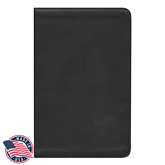 NLT Standard Size TruTone Holy Bible Small Print - Black Bible