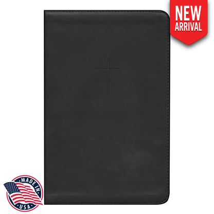 NLT Black Standard Size TruTone Holy Bible Small Print