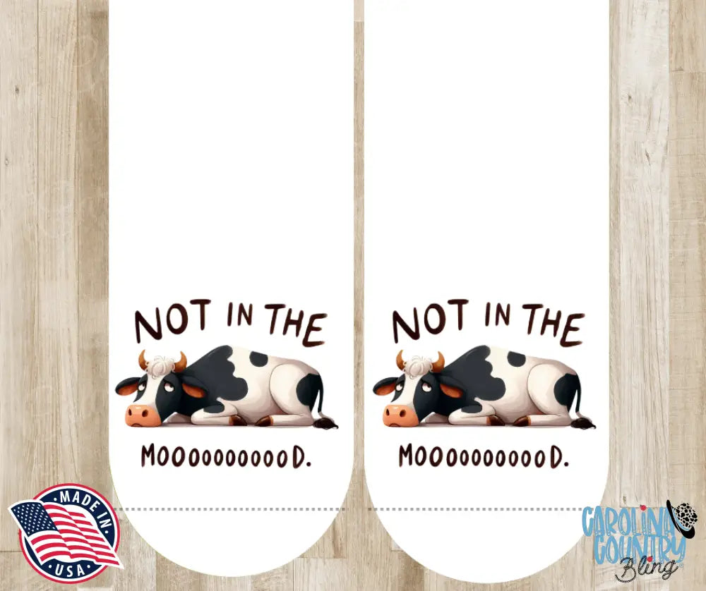 Not In The Mooood – Multi Socks