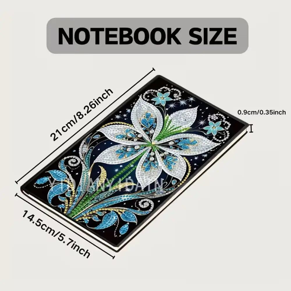 Notebook Radiant Midnight Bloom - Art & Craft Kits