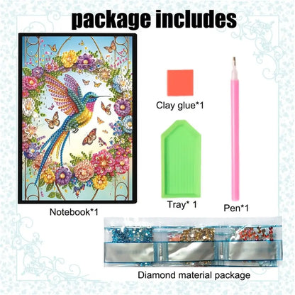 Notebook Rainbow Hummingbird - Art & Craft Kits