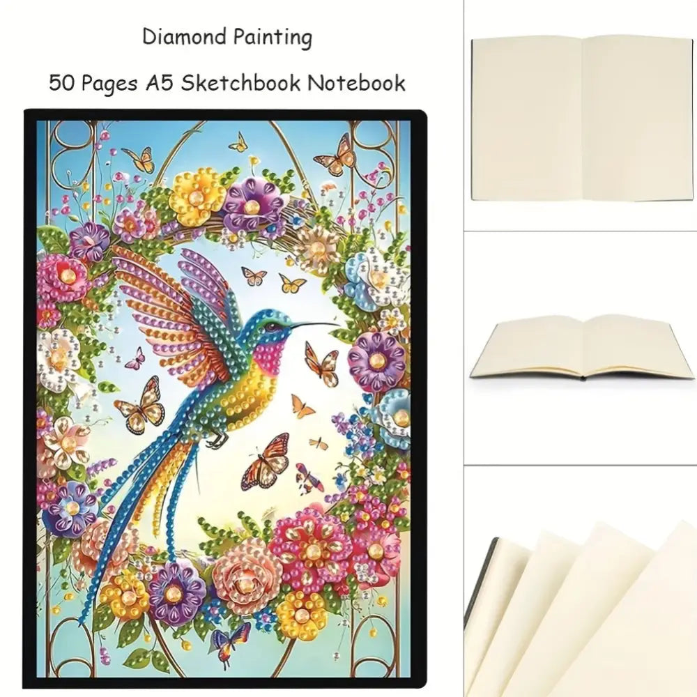 Notebook Rainbow Hummingbird - Art & Craft Kits