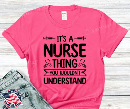 Nurse Thing – Multi Small / Pink Shirt