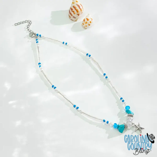 Ocean Waves – Blue Necklace