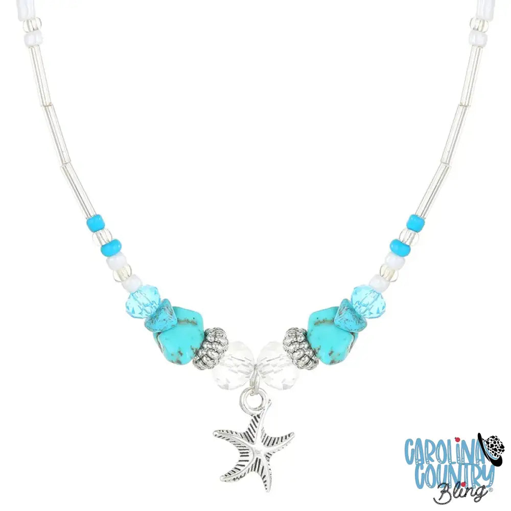 Ocean Waves – Blue Necklace