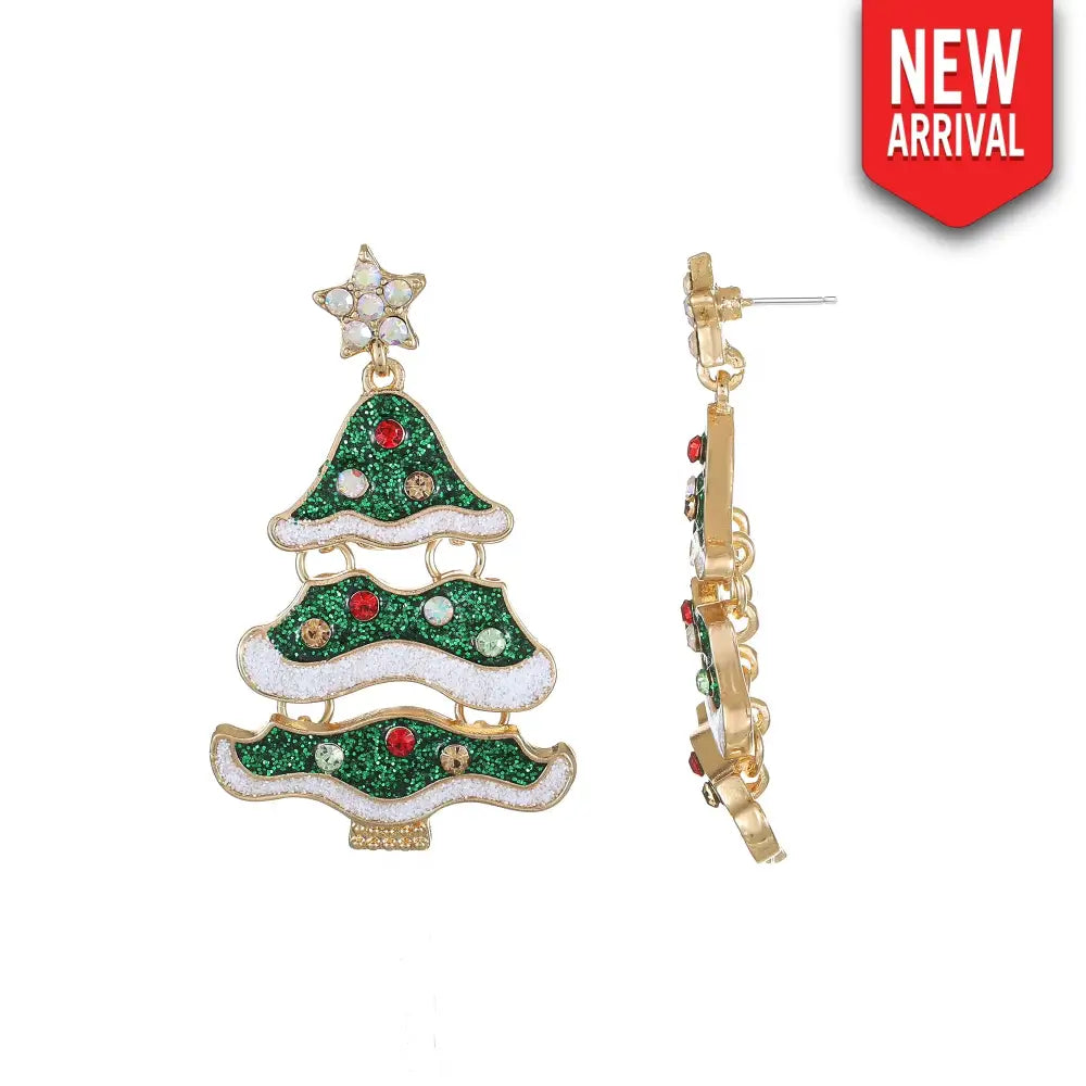 Oh Christmas Tree – Multi - Earrings