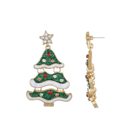 Oh Christmas Tree – Multi - Earrings