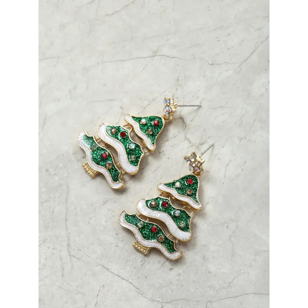 Oh Christmas Tree – Multi - Earrings