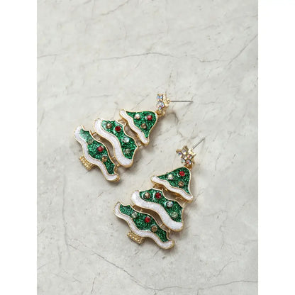 Oh Christmas Tree – Multi - Earrings
