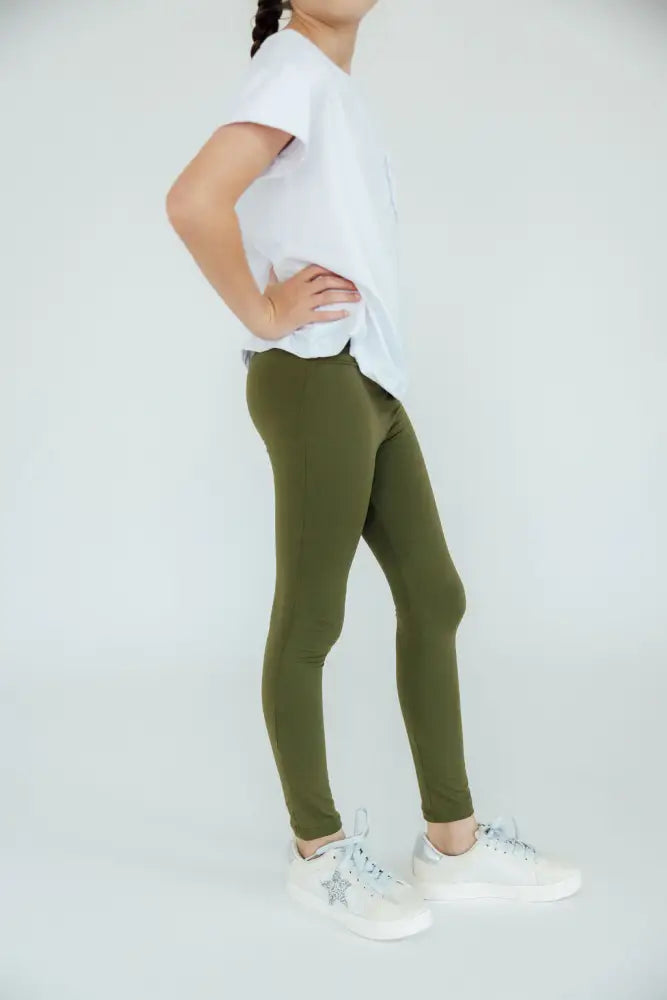 Olive Leggings - Leggings